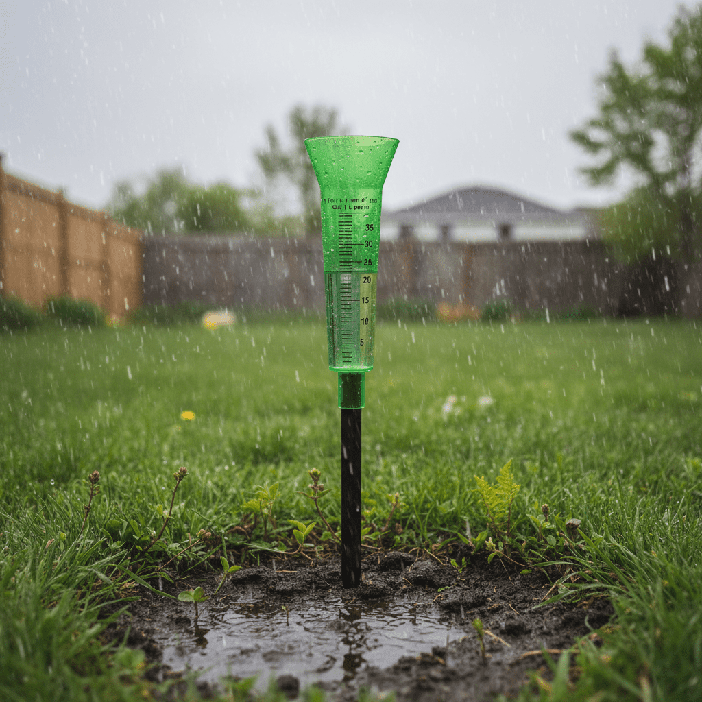 Pluviomètre à lecture directe en plastique - UKAL