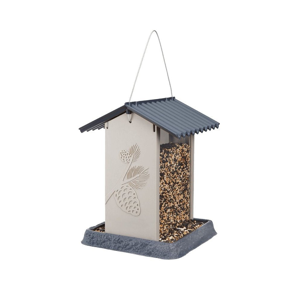 North States Village Collection - Pinecone Cabin Bird Feeder 
