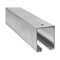Rail carré en acier galvanisé pour porte de grange coulissante - National Hardware
