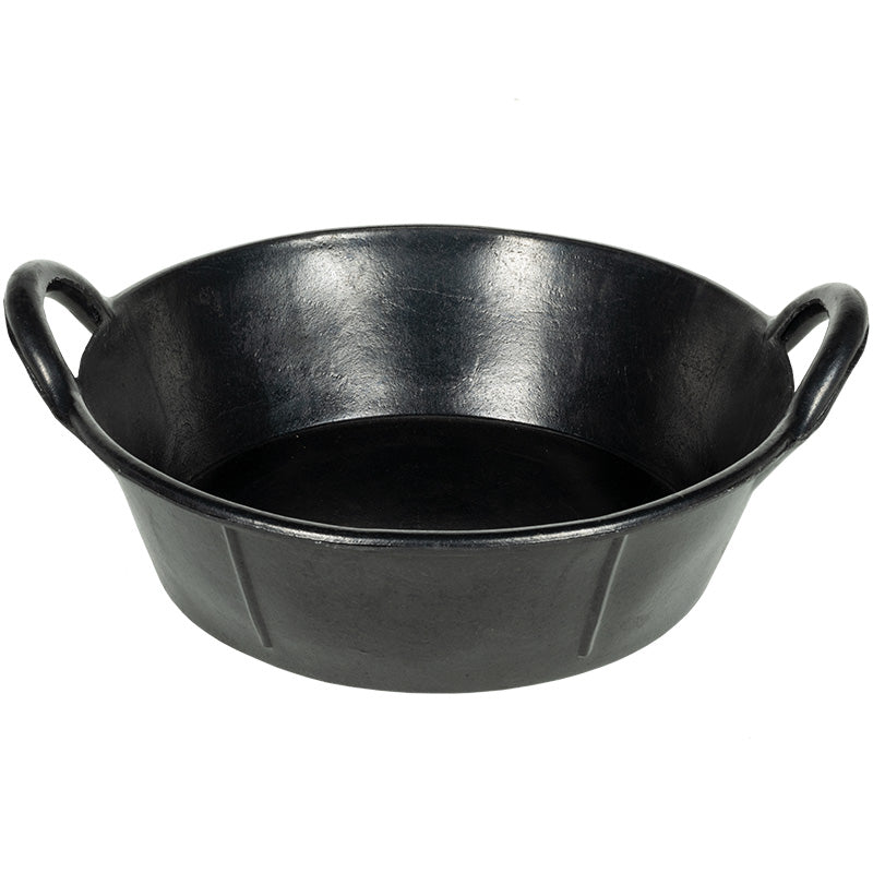 Little Giant - Heavy Duty Rubber Pan With Handles, (6.5 Gallon) 