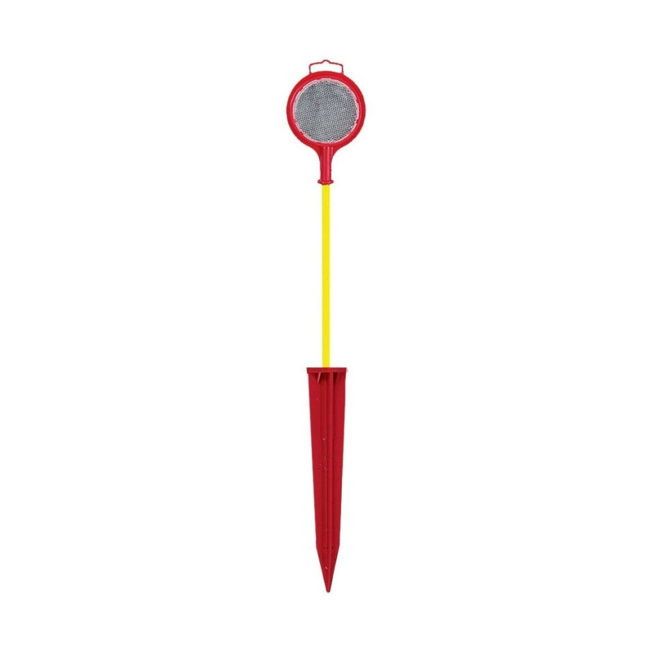 Derco - Fiberglass Snow Removal Signpost, Red/Yellow Post 