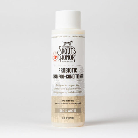 Shampooing et revitalisant probiotique pour chiens - Skout's Honor