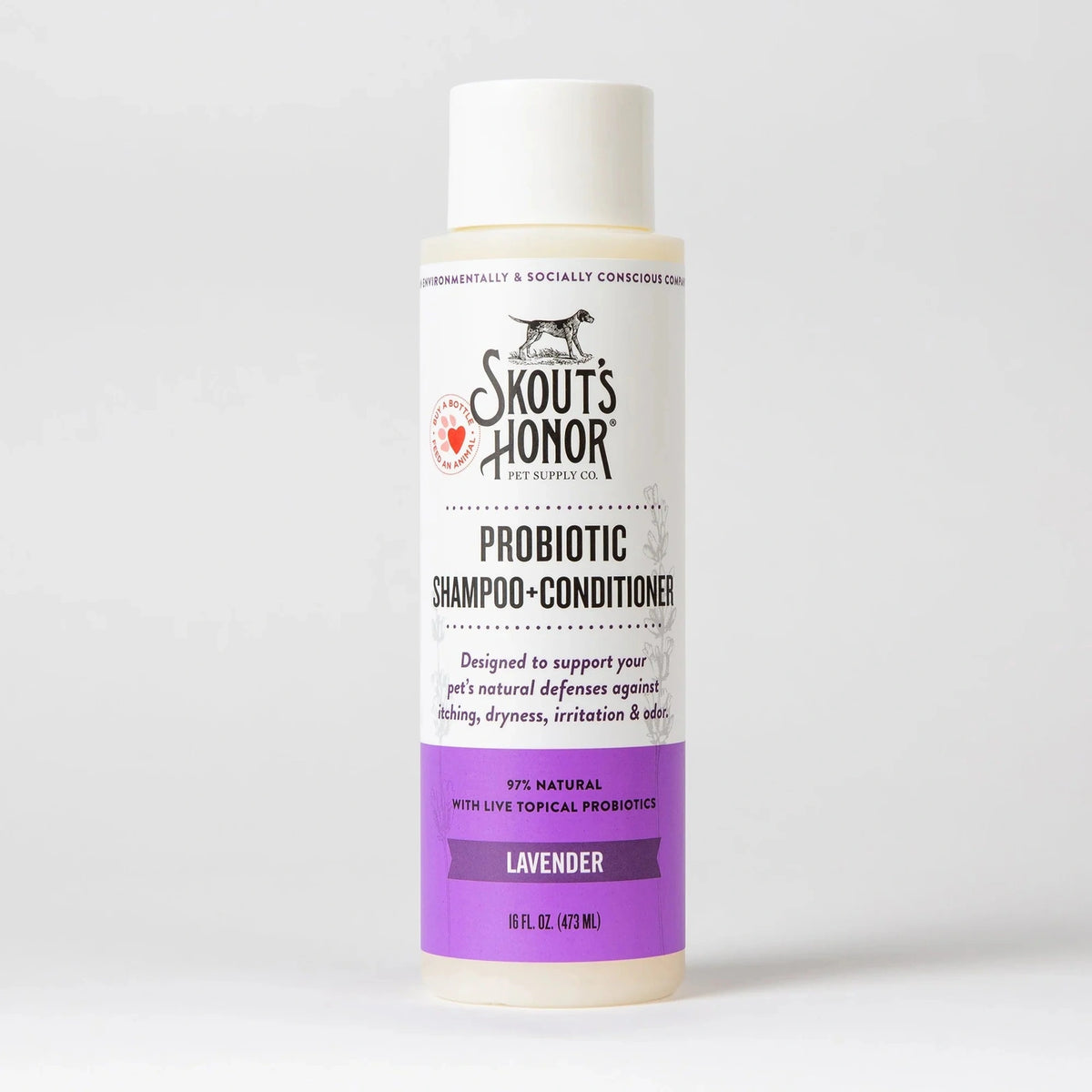Shampooing et revitalisant probiotique pour chiens - Skout's Honor