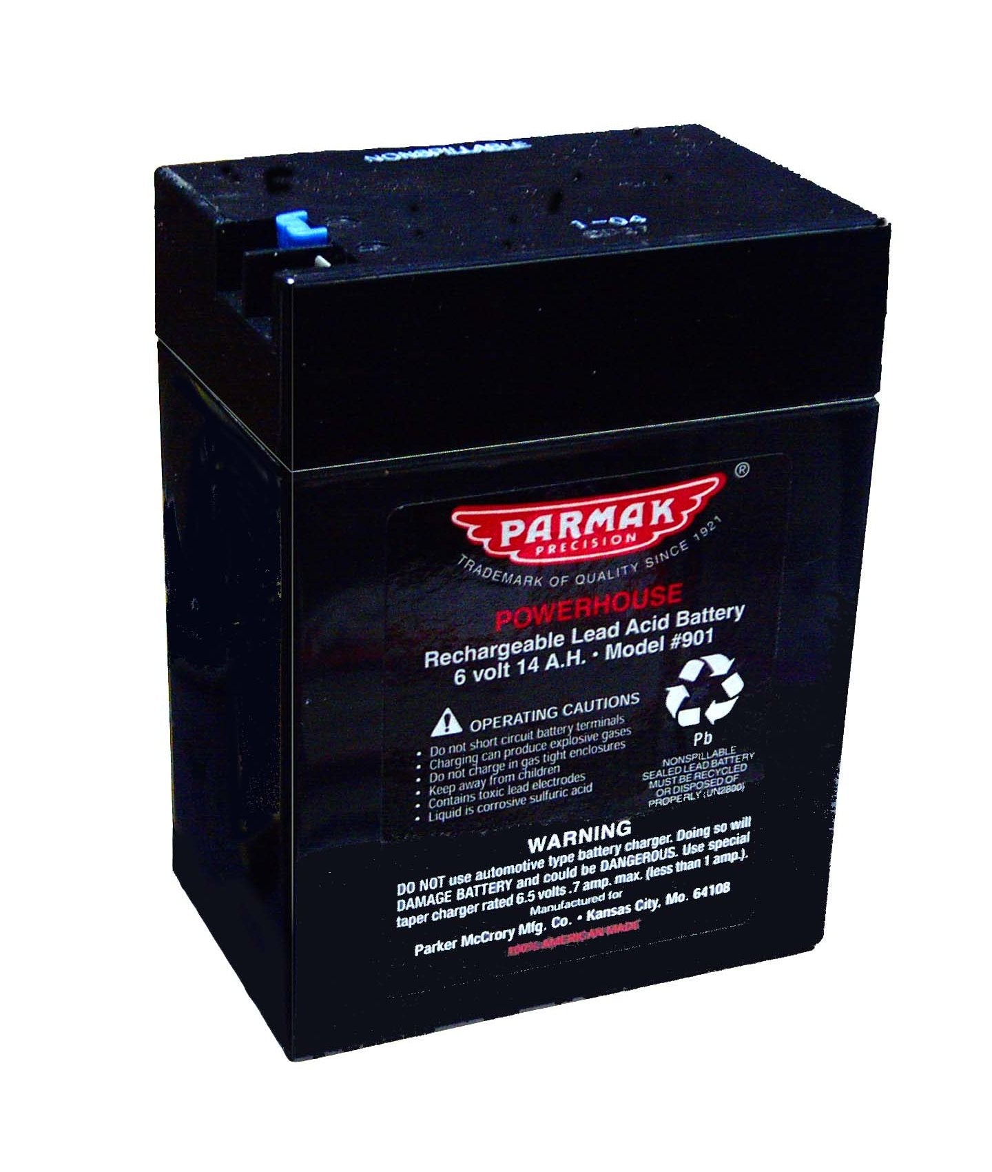 Batterie de remplacement 6 Volts, #901 - Parmak