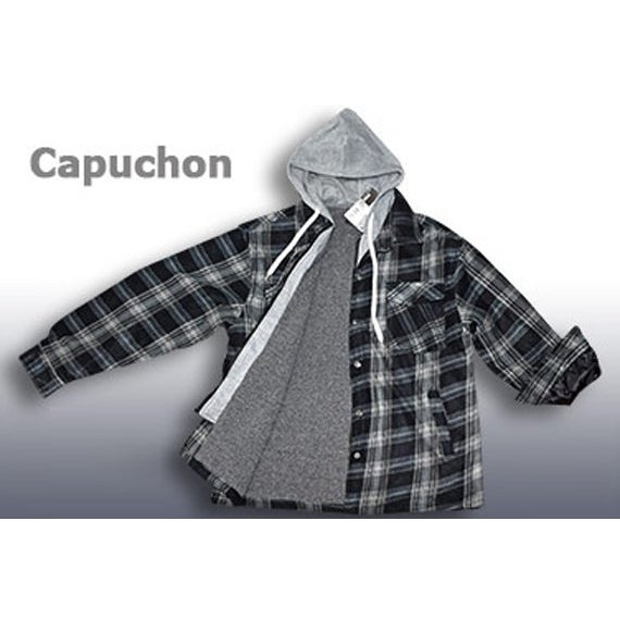 Veste à capuche doublée