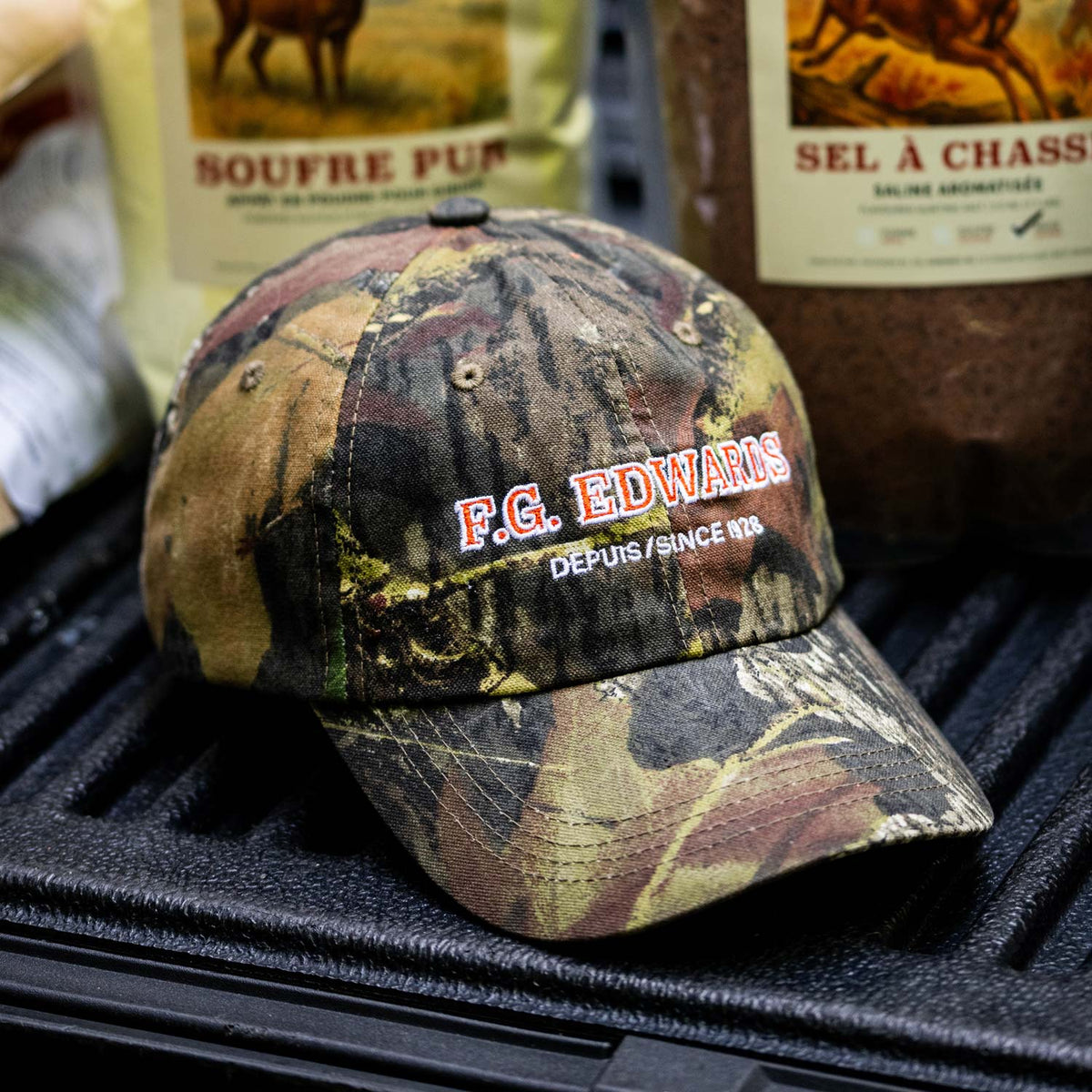 Casquette camouflage FG Edwards pour la saison de chasse