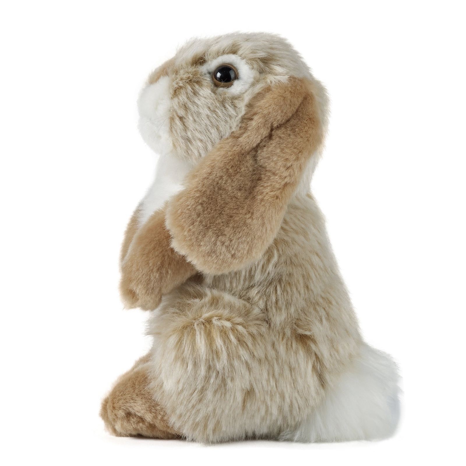 Living Nature - Brown Sitting Lop-Eared Rabbit Plush