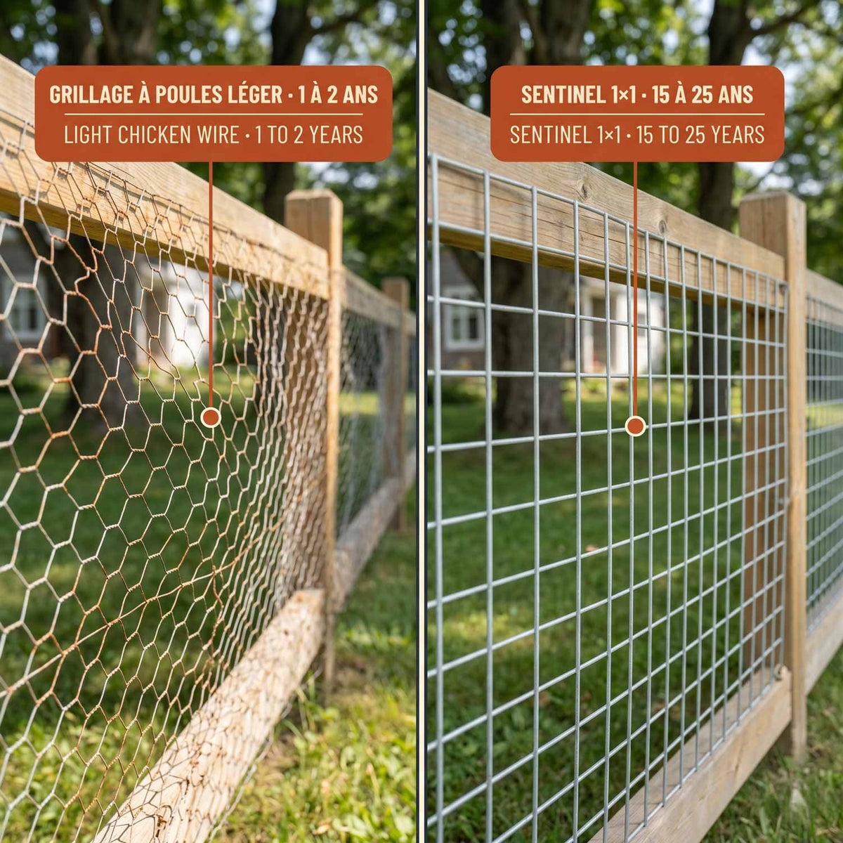 1"x1" 14ga hot-dipped galvanized welded wire mesh - Sentinel