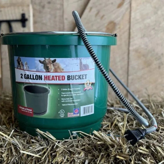 Farm Innovators - 2 Gallon Heated Bucket (60 Watts), HB-60 