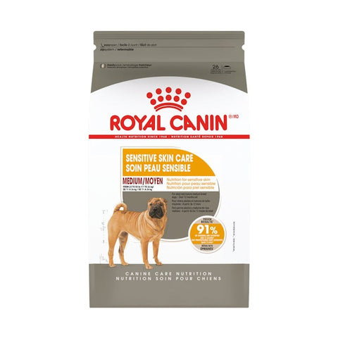 Croquettes race moyenne soin peau sensible - Royal Canin