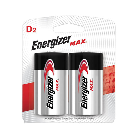 Pile alcaline D Energizer® Max (Paquet de 2), E95BP2 - Energizer®