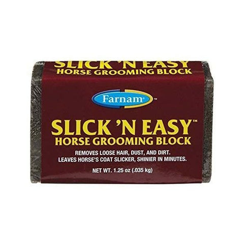 Bloc de toilettage pour chevaux Slick 'N Easy - Farnam