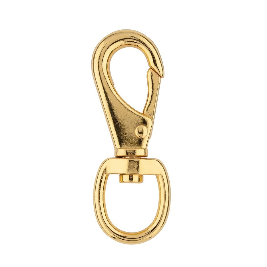 National Hardware - Boat Snap with Swivel Round Eye, 3/4 x 3-5/8 in, 115 lb Working Load, Zinc, Bronze