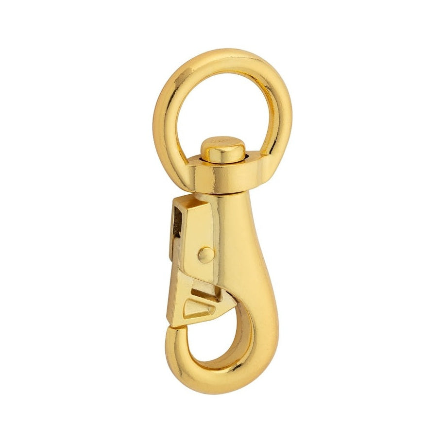 Mousqueton avec œillet rond pivotant, 7/8 x 3-7/8 po, charge de travail de 220 lb, zinc, bronze - National Hardware