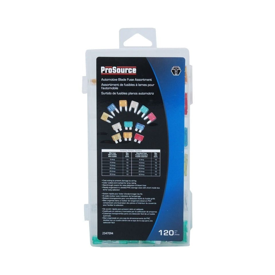 ProSource - Automotive Fuse Assortment, 24/32/48V, 5/10/15/20/25/30A 