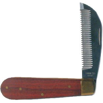 Peigne à effiler pliable pour crinière