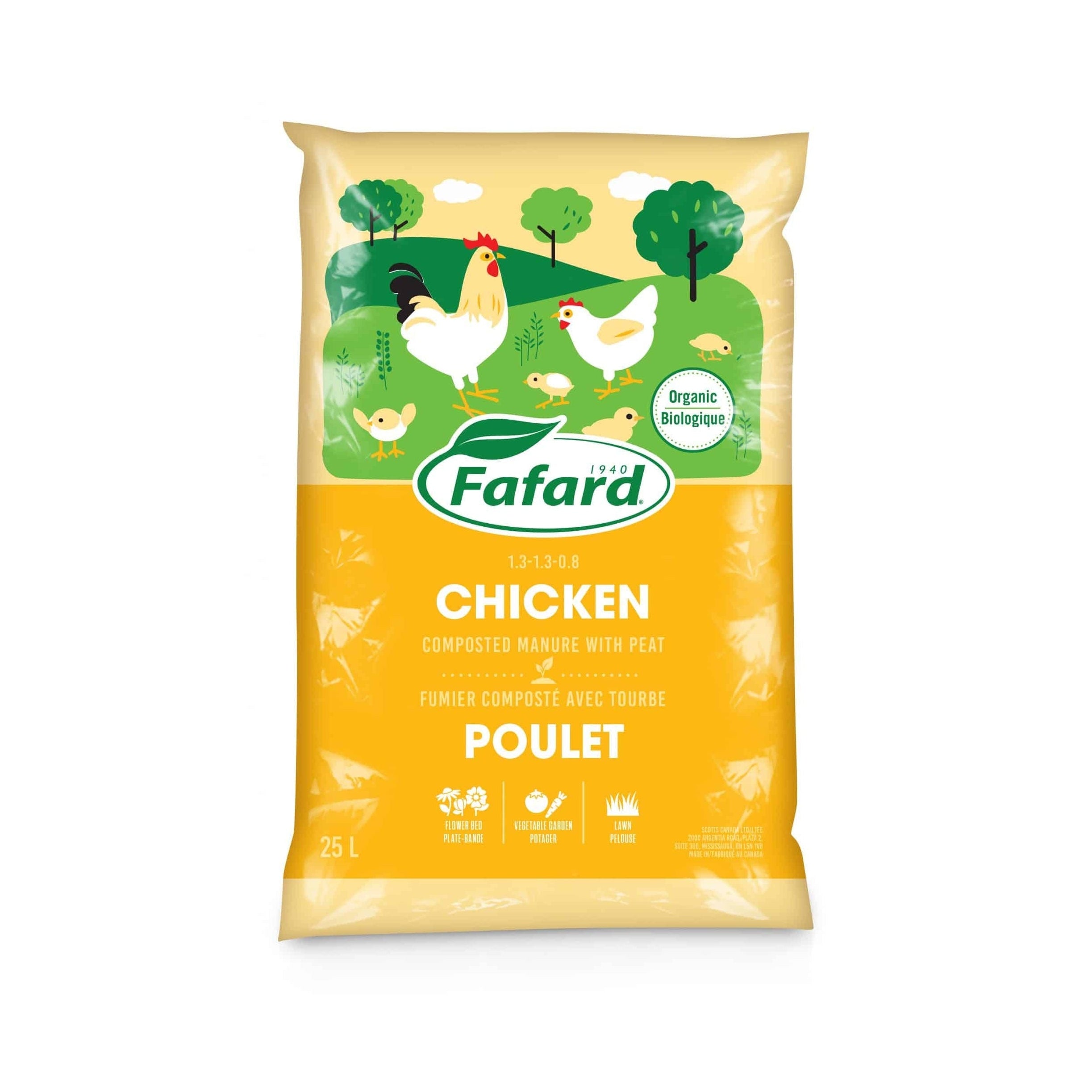 Fafard - Chicken Composted Manure with Peat