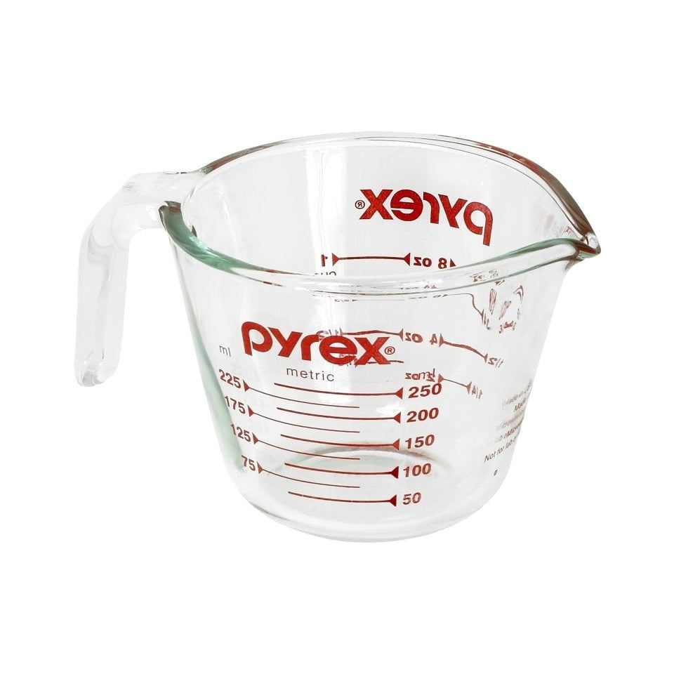 Measuring cup, glass, transparent - Pyrex