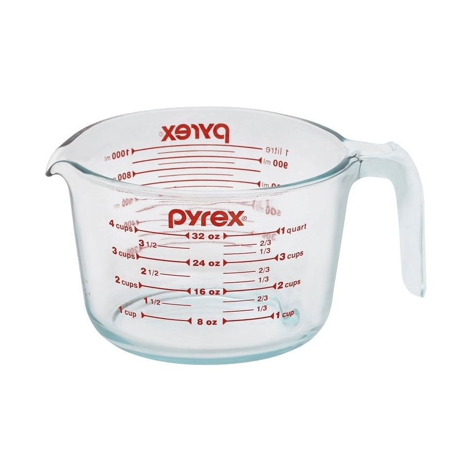 Measuring cup, glass, transparent - Pyrex