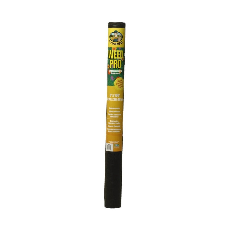 Mr. Tweed WP100NH Residential Weed Control Fabric, 3 ft x 100 ft - TWD