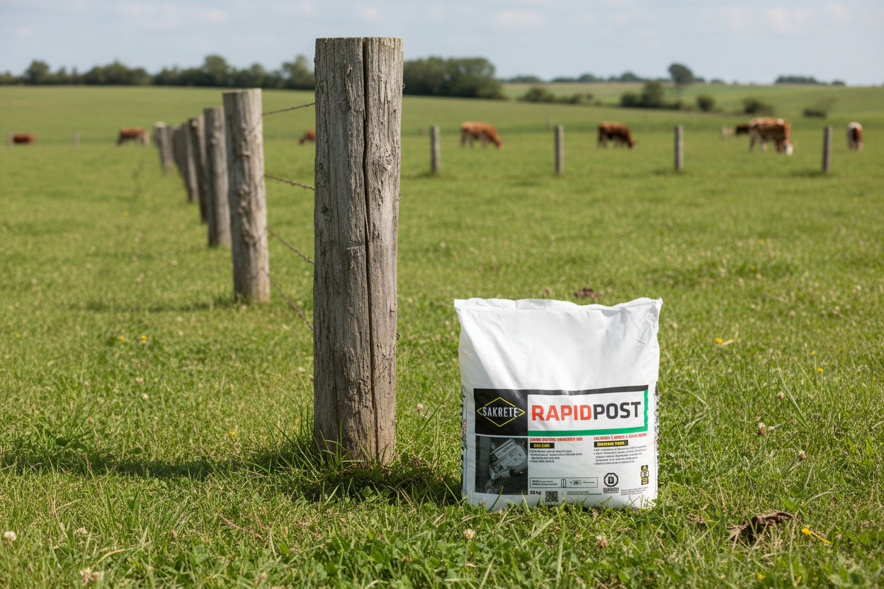 Sakrete RAPID POST (ciment) mélange à béton, mélange en poudre de 30 kg