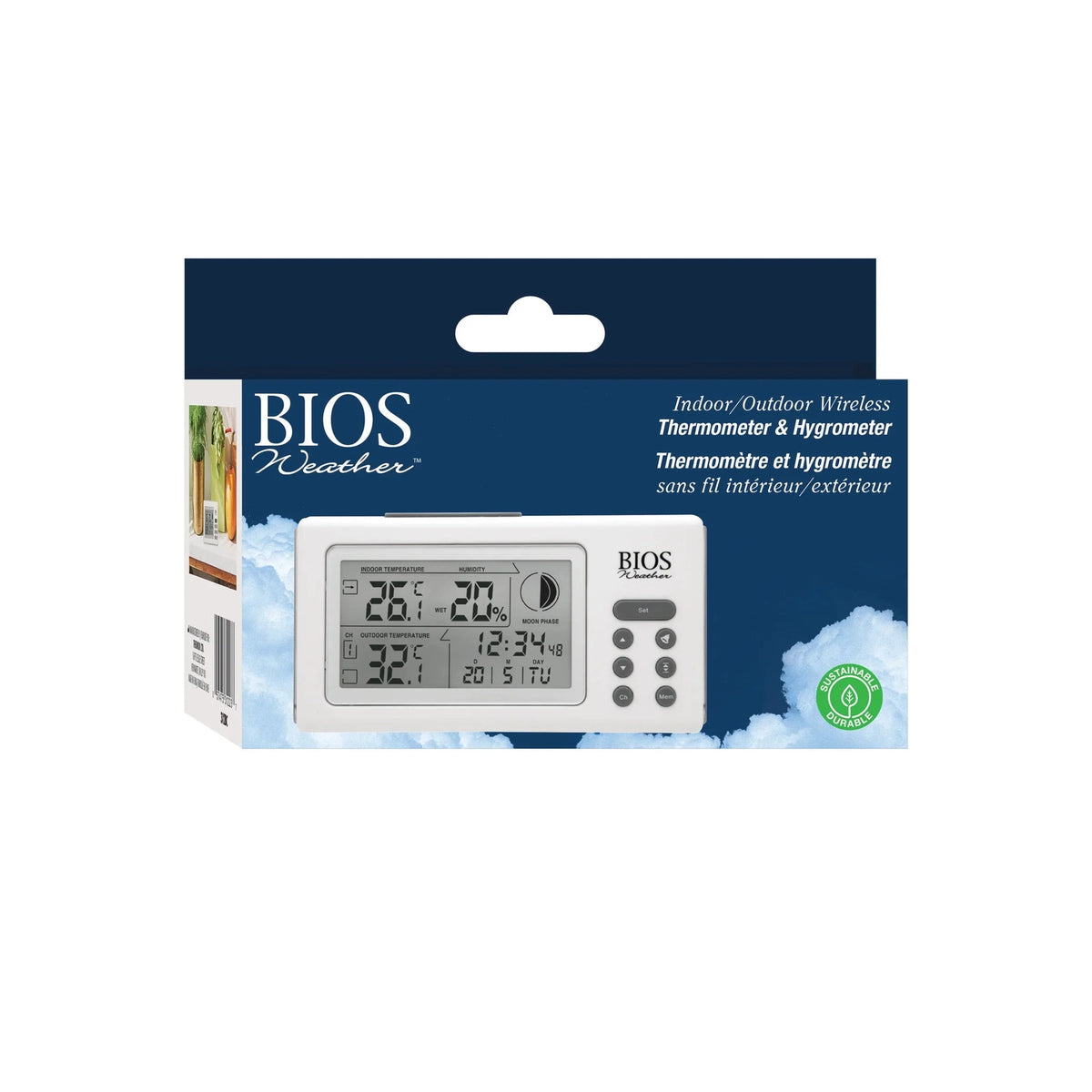 BIOS Weather - Wireless Thermometer / Hygrometer 