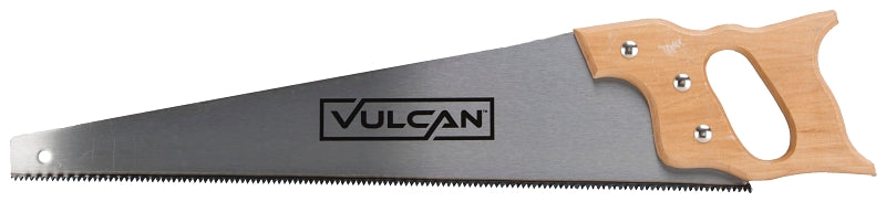 Scie à main, 8 dents au pouce, manche en bois - Vulcan
