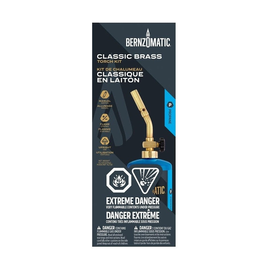 Kit de chalumeau en laiton classique - Bernzomatic®