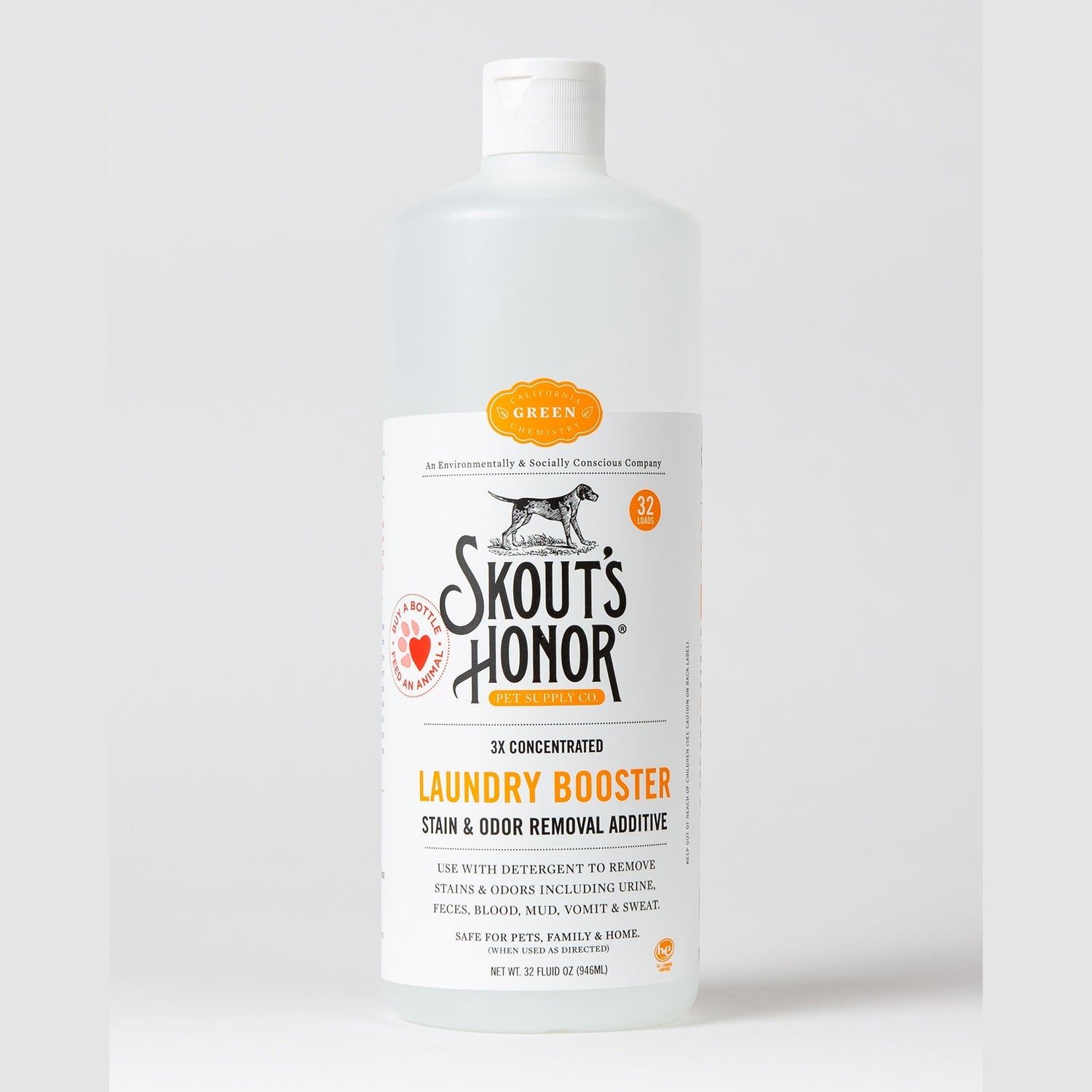 Skout's Honor - Laundry Booster, Stain and Odor Eliminator Additive