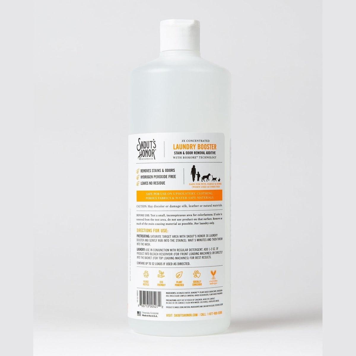 Booster de lessive - Additif pour éliminer les taches et les odeurs - Skout's Honor