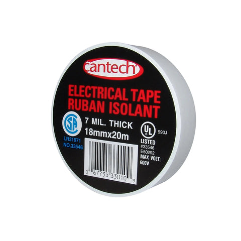 Cantech® - Colored Electrical Insulating Tape 18 mm × 20 m 