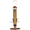 Perky-Pet 385-2 Wild Bird Feeder, 17 in H, Copper, 1.8 lb, Plastic, Clear, Antique Copper