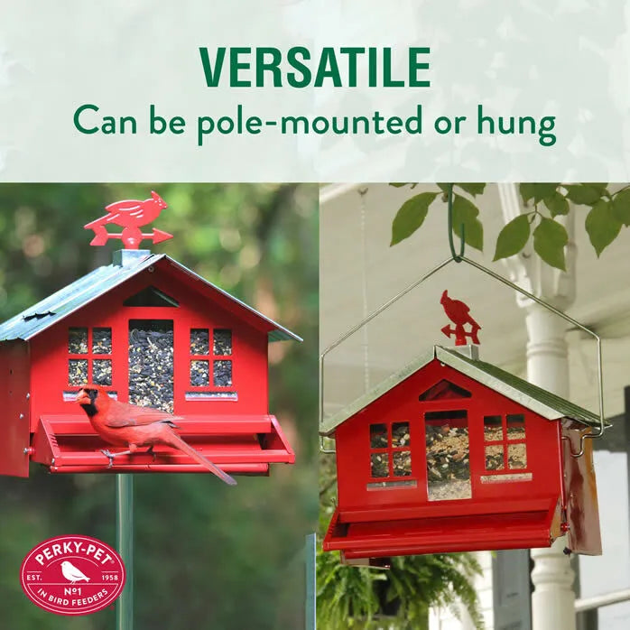 Perky-Pet® - Squirrel-Be-Gone® House-Style Bird Feeder