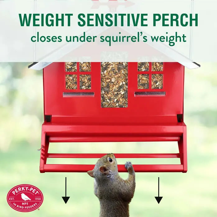 Perky-Pet® - Squirrel-Be-Gone® House-Style Bird Feeder