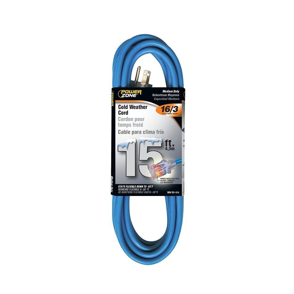 PowerZone - Cold Weather Extension Cord (16/3) 
