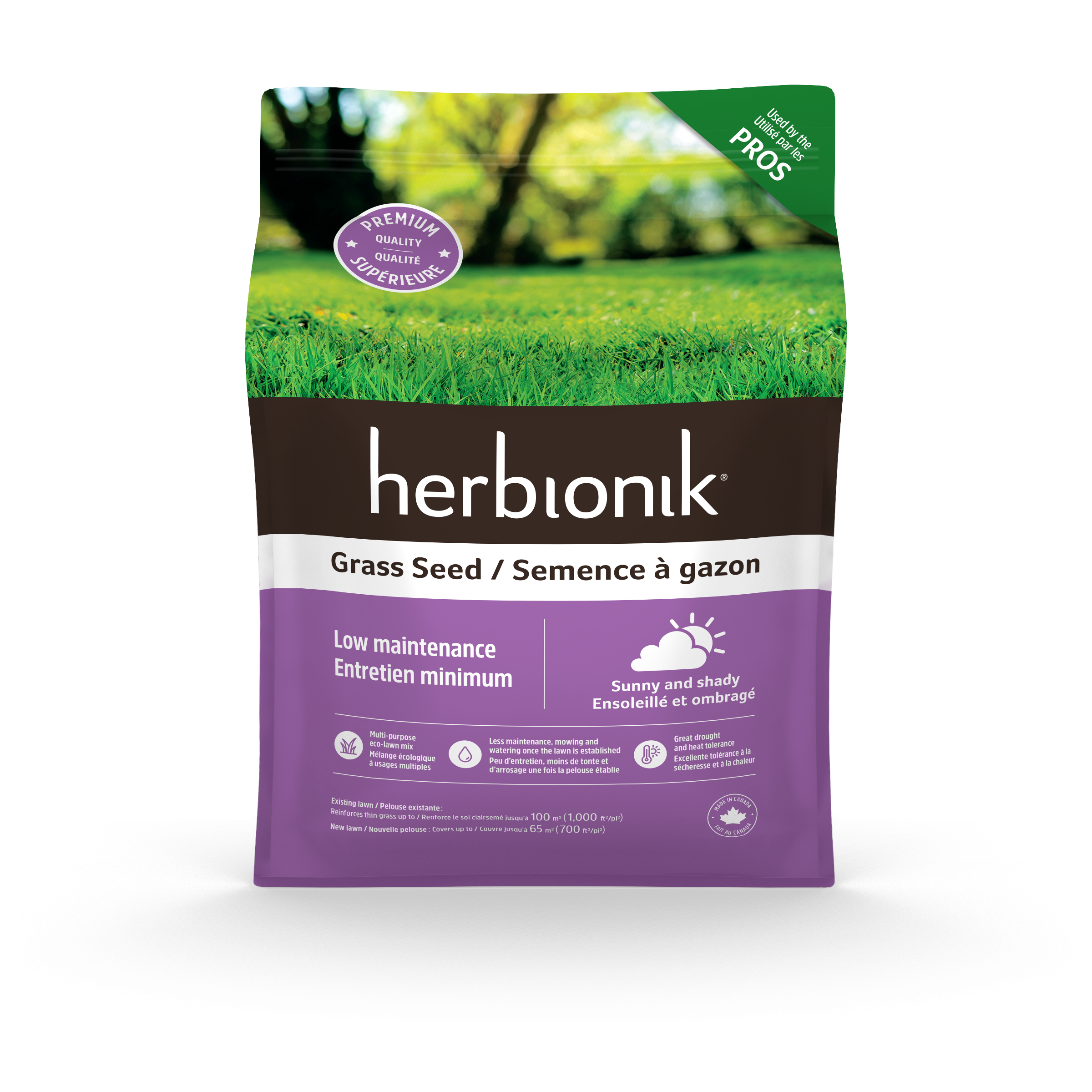 Herbionik - Entretien minimum semence à gazon