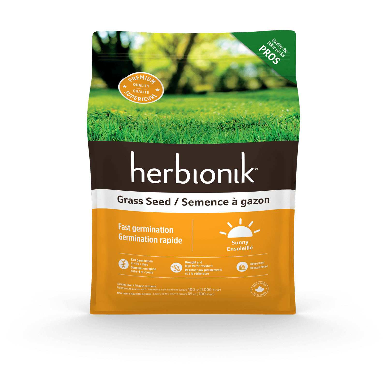 Herbionik - Germination ultra rapide semence à gazon