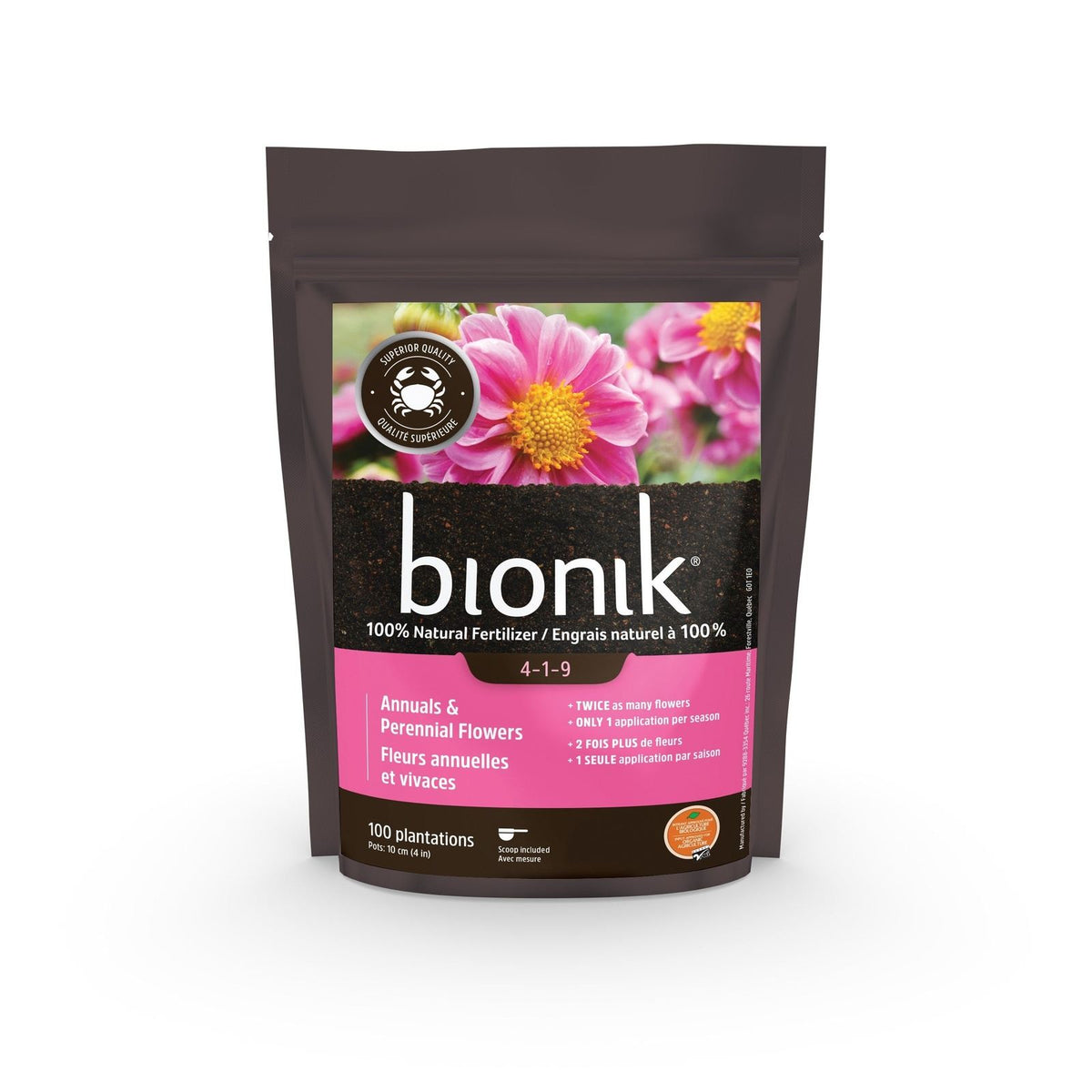 Bionik - Fleurs annuelles & vivaces 4-1-9