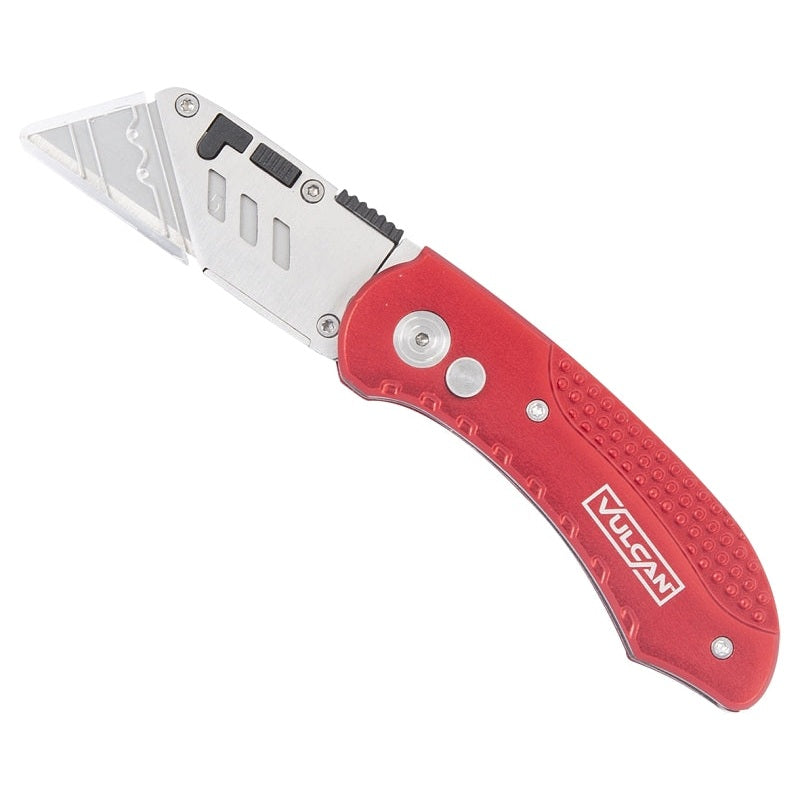 Couteau utilitaire pliant, manche en aluminium - Vulcan