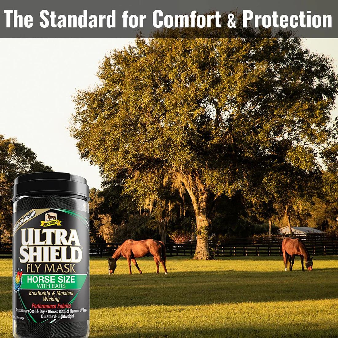 Absorbine® - UltraShield® Fly Mask Without Ears 