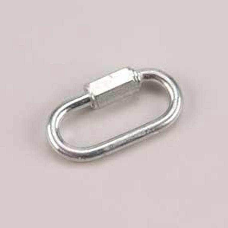 Maillon rapide 1/2 po en zinc