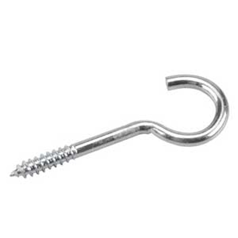 Screw hook with wood thread