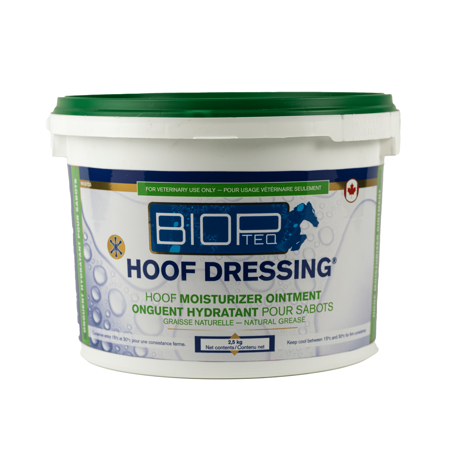 Onguent hydratant pour sabots Hoof Dressing - Biopteq 2.5Kg