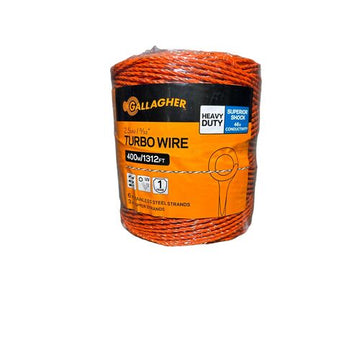 Fil Turbo 2,5 mm orange - Gallagher