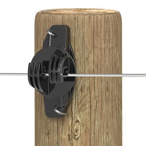 Isolateur Jaw Claw pour poteau bois (25) - Gallagher