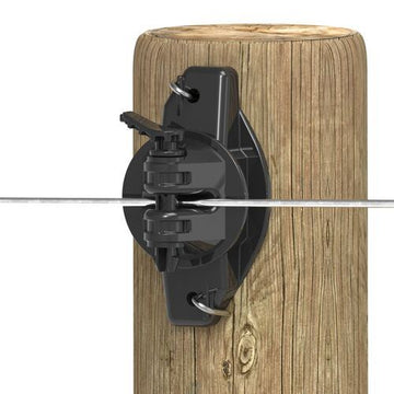 Isolateur à tenon pour poteau bois (25) - Gallagher
