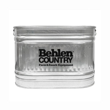 Réservoir utilitaire en acier galvanisé avec poignées (50 gal) - Behlen Country