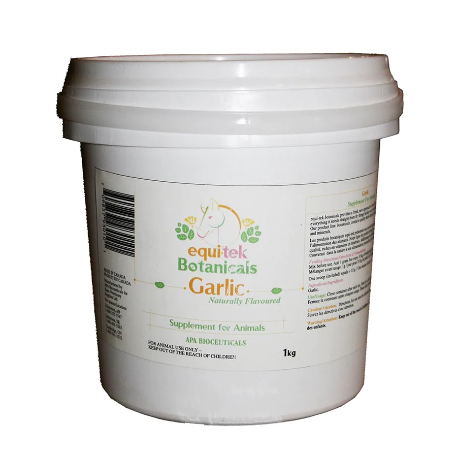 Supplément pour chevaux Equitek Garlic - Equitek Botanicals