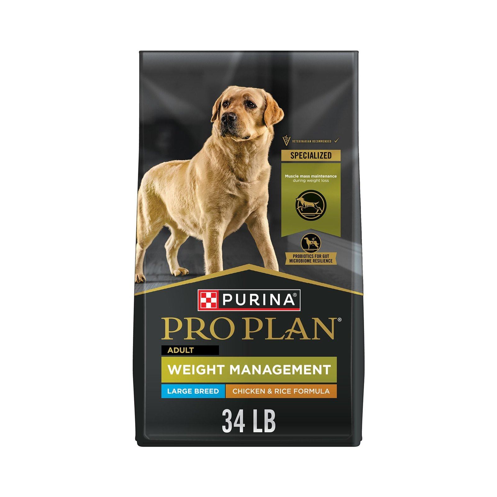 Pro Plan contrôle de poids grande race nourriture sèche chien poulet et riz - Purina