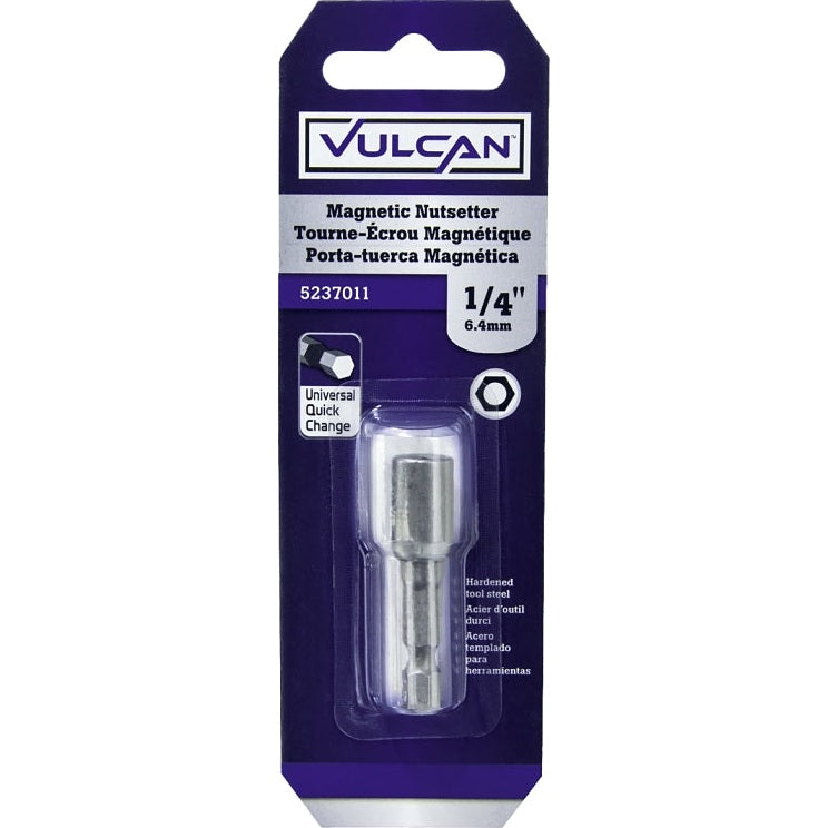 Douille magnétique hexagonale 1/4 po pour perceuse - Vulcan